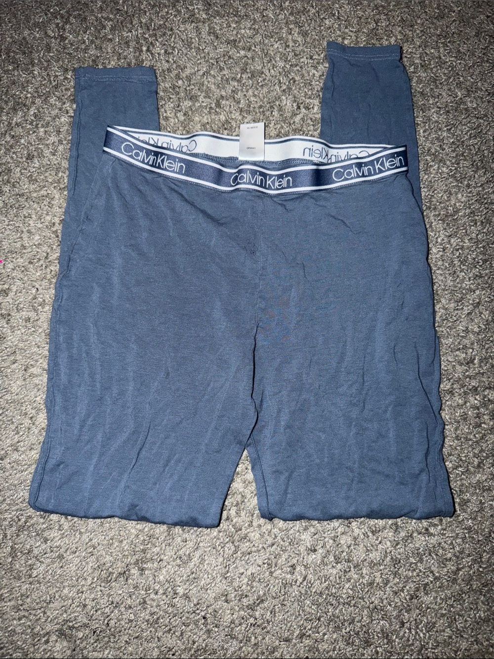 Calvin Klein Slate Blue Boxer Briefs with Logo Waistband